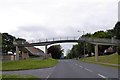TA1668 : Foot and cycle bridge over A165, Bridlington by David Smith