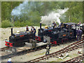 NY3224 : Threlkeld Quarry & Mining Museum - the train now arriving! by Chris Allen