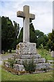 SO8751 : Cross in Norton churchyard by Philip Halling