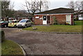 Entrance to the Communal Lounge building, Glaslyn Court, Croesyceiliog, Cwmbran