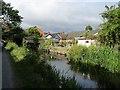 Towpath and canal behind Salop road