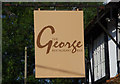 The George (2) - sign, The Street, Molash, Kent