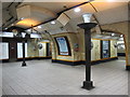 Turnpike Lane tube station - Art Deco uplighters (2)