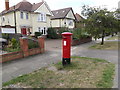 TM1845 : 158, Colchester Road George V Postbox by Geographer