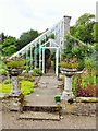 Entrance to greenhouse