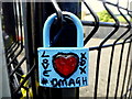 H4572 : Love lock, Omagh (6) by Kenneth  Allen