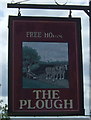 NT9646 : Sign for the Plough Inn at West Allerdean by JThomas