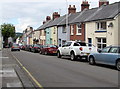 Car-lined St James Street, Narberth