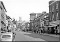 Lincoln, 1956: north up High Street to Cathedral