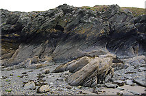 SH3393 : Cliff, Cemlyn Bay by Ian Taylor