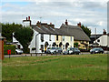 Forge Cottages and a pub, Hatfield Heath