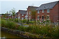 New canalside housing at Ettiley Heath