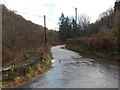 Minor road east from Tintern Cross towards Tintern