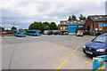 Arriva bus depot in Oswestry