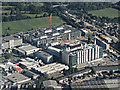 Sky TV studios from the air