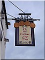 The Old Fourpenny Shop Hotel (2) - sign, 27-29 Crompton Street, Warwick