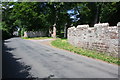 NY7415 : Entrance to Warcop Hall from B6259 by Roger Templeman
