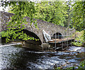 NN1901 : Bridge repairs, Lochgoilhead by David P Howard