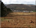 View towards Llwynypia from the south of Penrhys