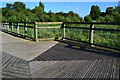 Boardwalk in nature reserve near Coven Heath