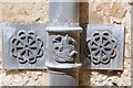 Detail on a downspout, Calke Abbey