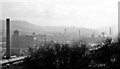 Slaithwaite: view up Colne Valley, 1960