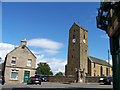 Old church in the centre of Dunning