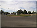 Roundabout on Mosquito Way, Hatfield