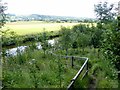 Permissive path on the bank of the Calder