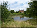 Pond and Cottage at Crowle Green