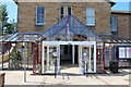 Entrance to Irvine Railway Station