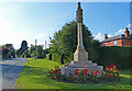 Yelvertoft war memorial on the High Street