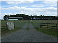 Gated farm track, Cocklaw Wallis