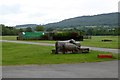 Statue of animals, Bewerley Park, Pateley Bridge