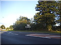 The A4 at the junction to Wargrave