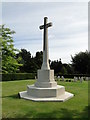 TG2008 : The Cross of Sacrifice in Norwich cemetery by Adrian S Pye