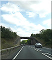 TL1858 : A428 St.Neots Road & Railway Bridge by Geographer