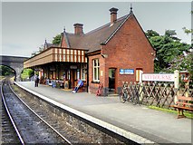 TG1141 : Main Station Building at Weybourne by David Dixon