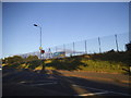 School fence by the A4, Maidenhead