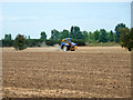 Mowing a dry ditch