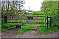 Decorative gate, Kingmoor Sidings Nature Reserve