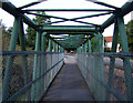 Footbridge over disused railway