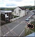 Queueing at Whitland railway station level crossing