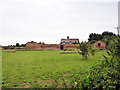 Partly derelict buildings at New Buildings Farm