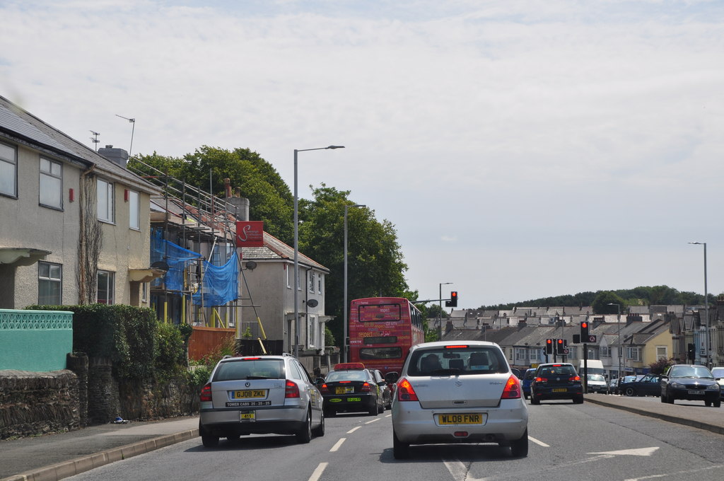 Plymouth : Wolseley Road, A3064 © Lewis Clarke :: Geograph Britain and ...