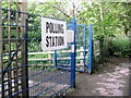 Rear Entrance to Goldfield School, Tring, on Election Day