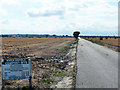 Private road to Birch Airfield Compost Site