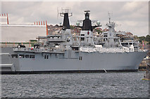 SX4456 : Plymouth : Devonport - HMS Bulwark (L15) by Lewis Clarke