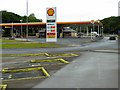 SK8156 : Shell Fuel Station A46/A17/A1 Service Area near Newark by David Dixon