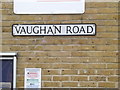 TL1314 : Vaughan Road sign by Geographer